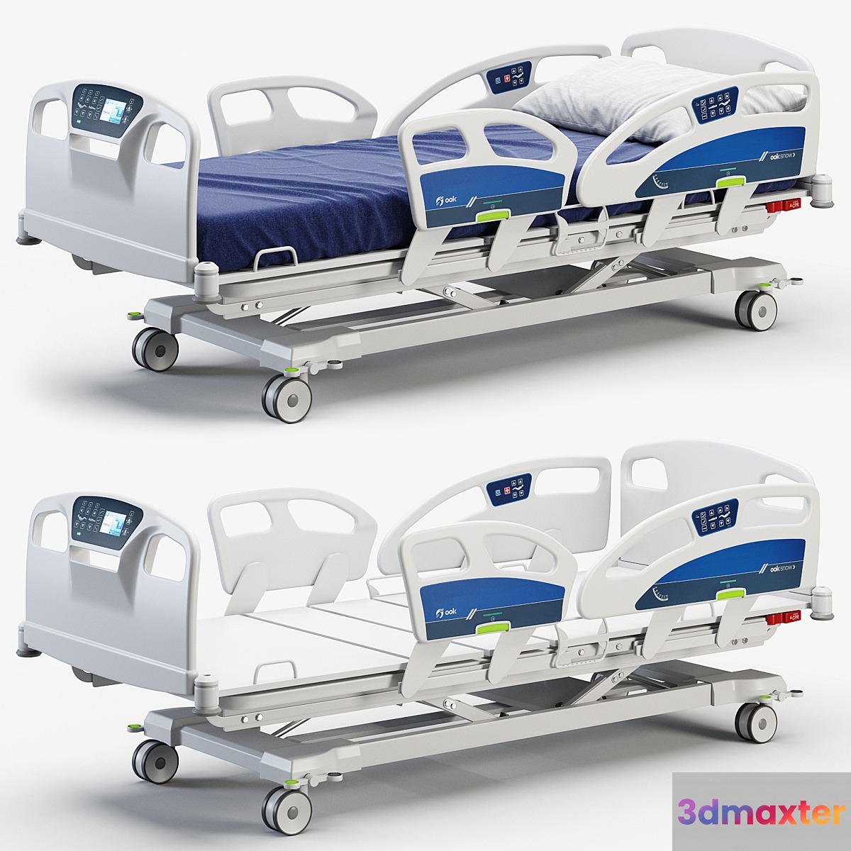 Hospital bed 3D Max