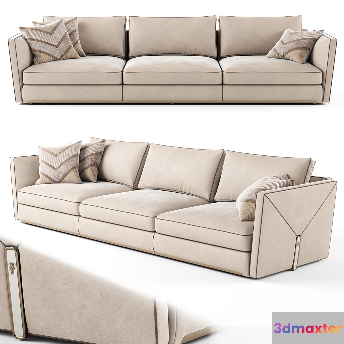 Visionnaire Bastian 3 seater sofa_02 - No.3