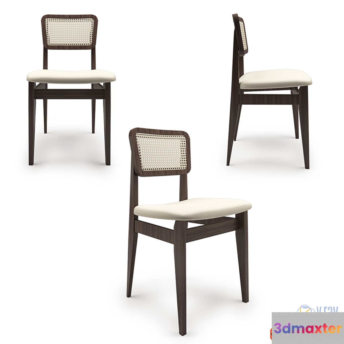Gubi C-Chair Dining chair 3D Max