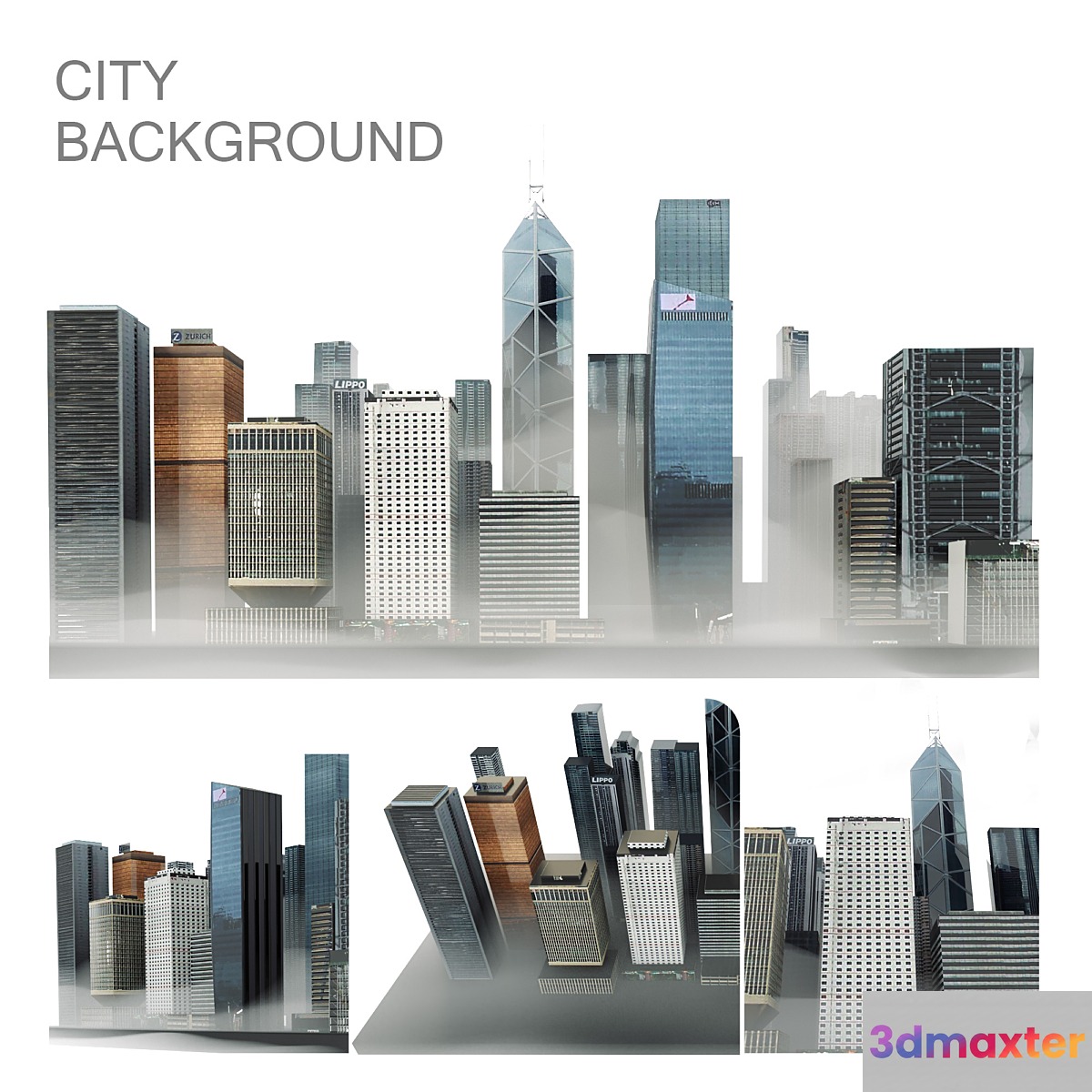 Background City 3D Max