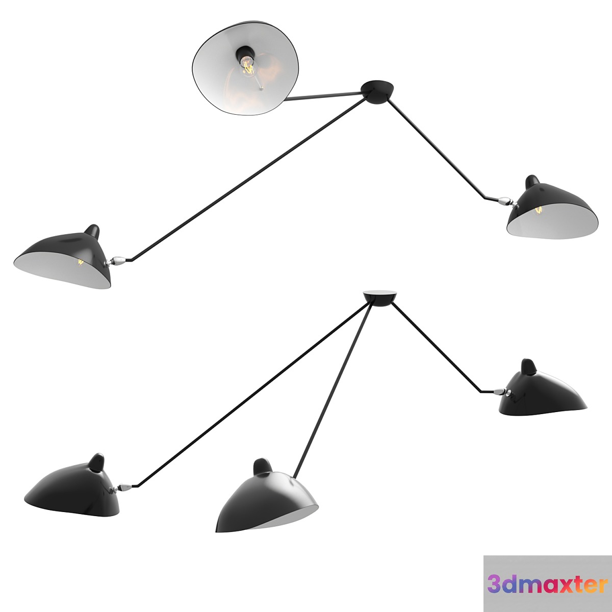 Serge Mouille 3D Max