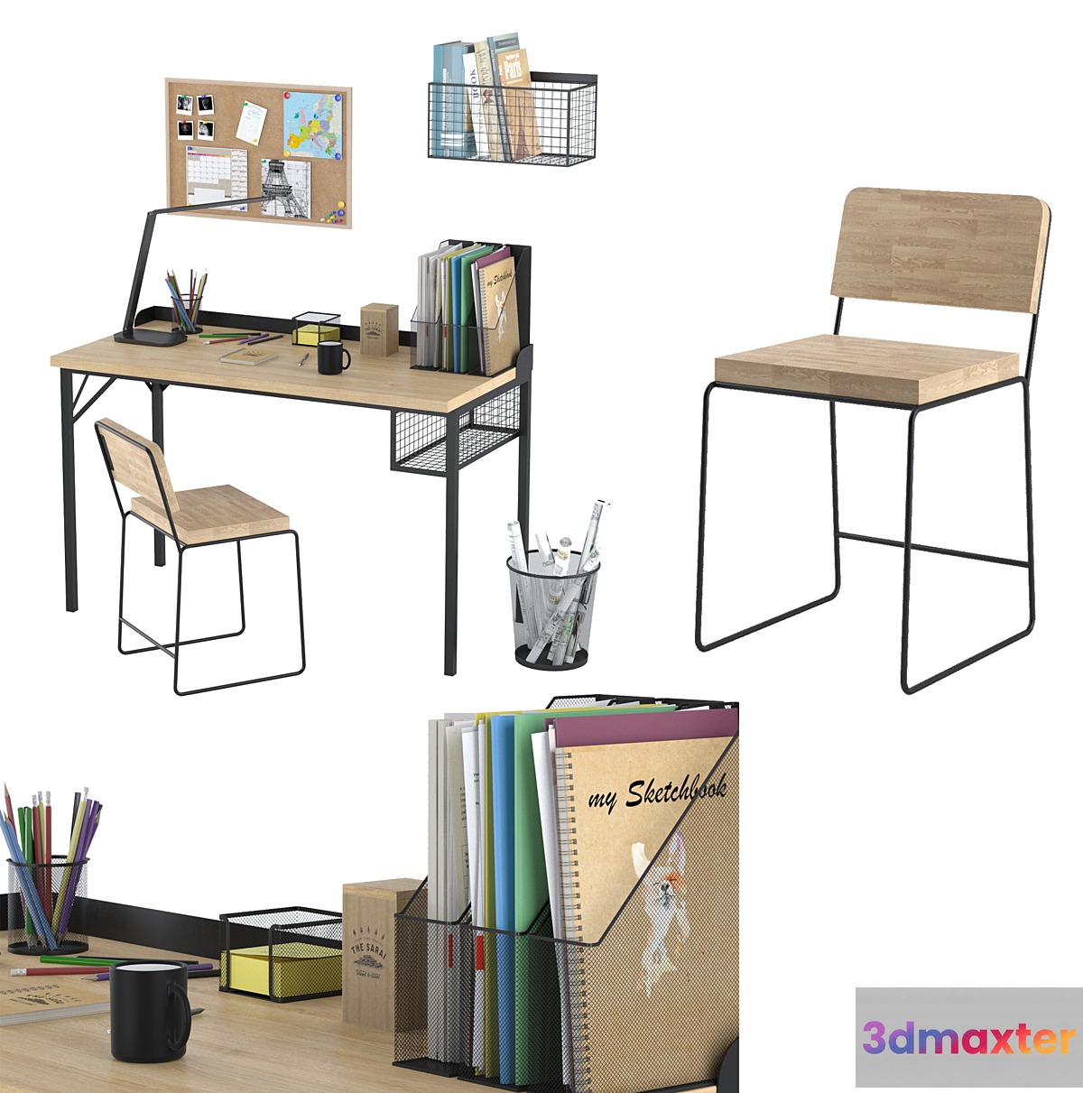 The_Sarai Workplace 3D Max