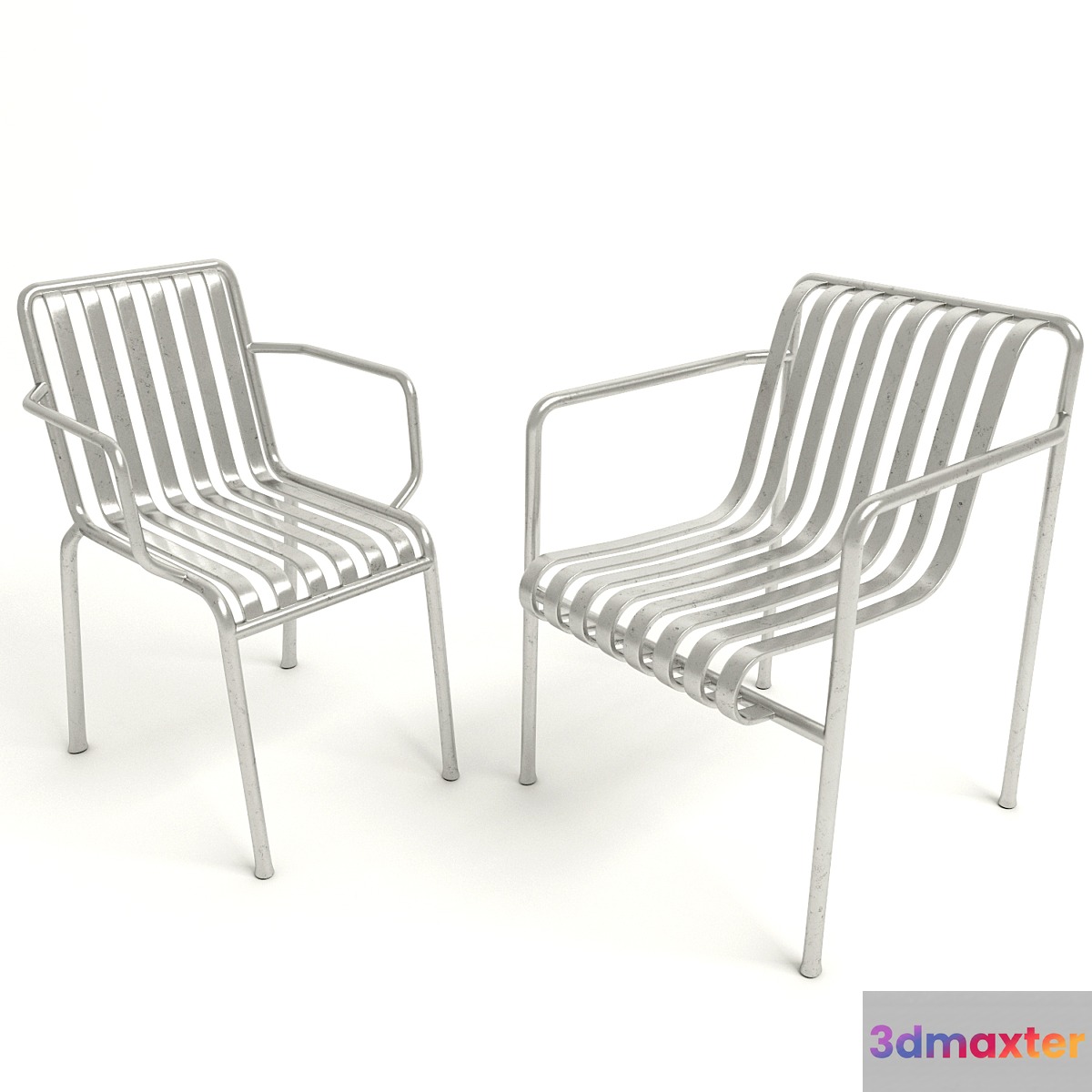 Hay Palissade hot galvanised 3D Max