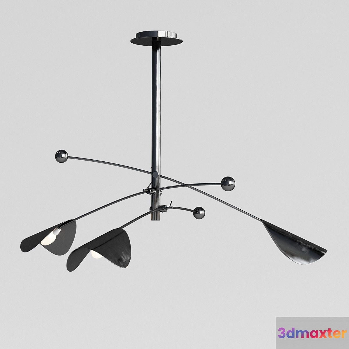 Chandelier Suspension Funambule 3D Max
