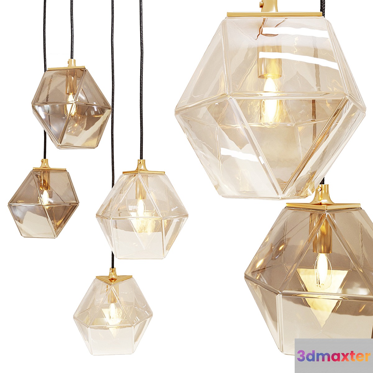 HELIOLITE hanging lamp 3D Max