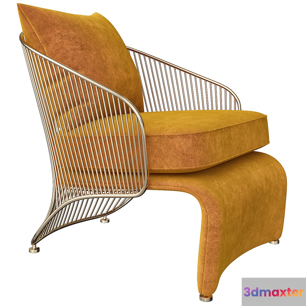COLETTE Bergere armchair By Minotti 3D Max