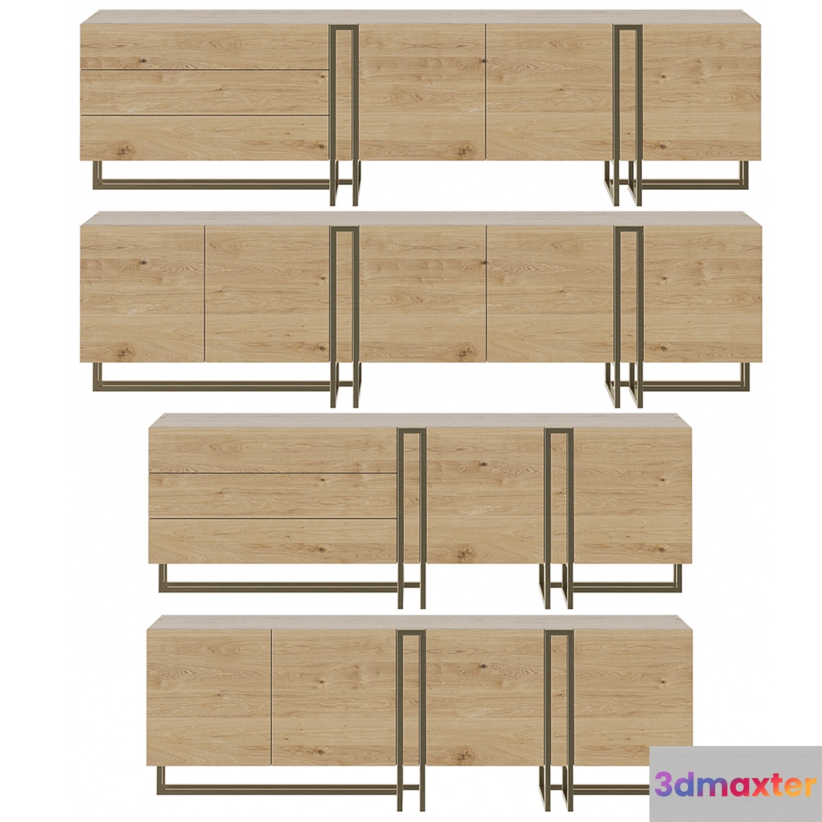 Emmemobili Cage Sideboard. - No.2 3D Max