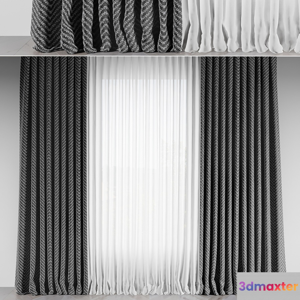 curtains_7 3D Max