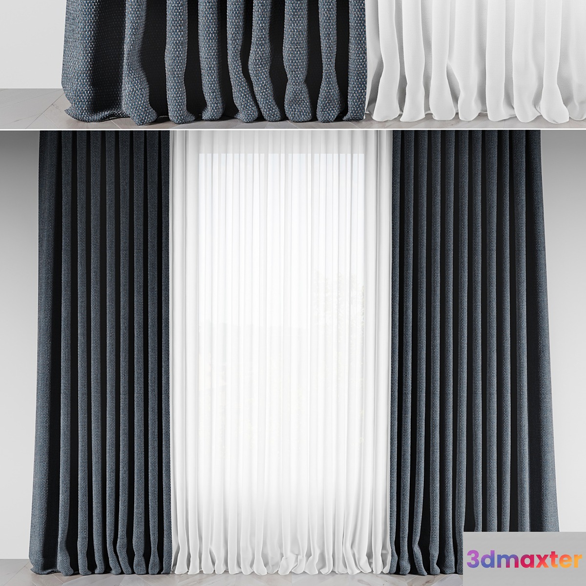 curtains_8 3D Max