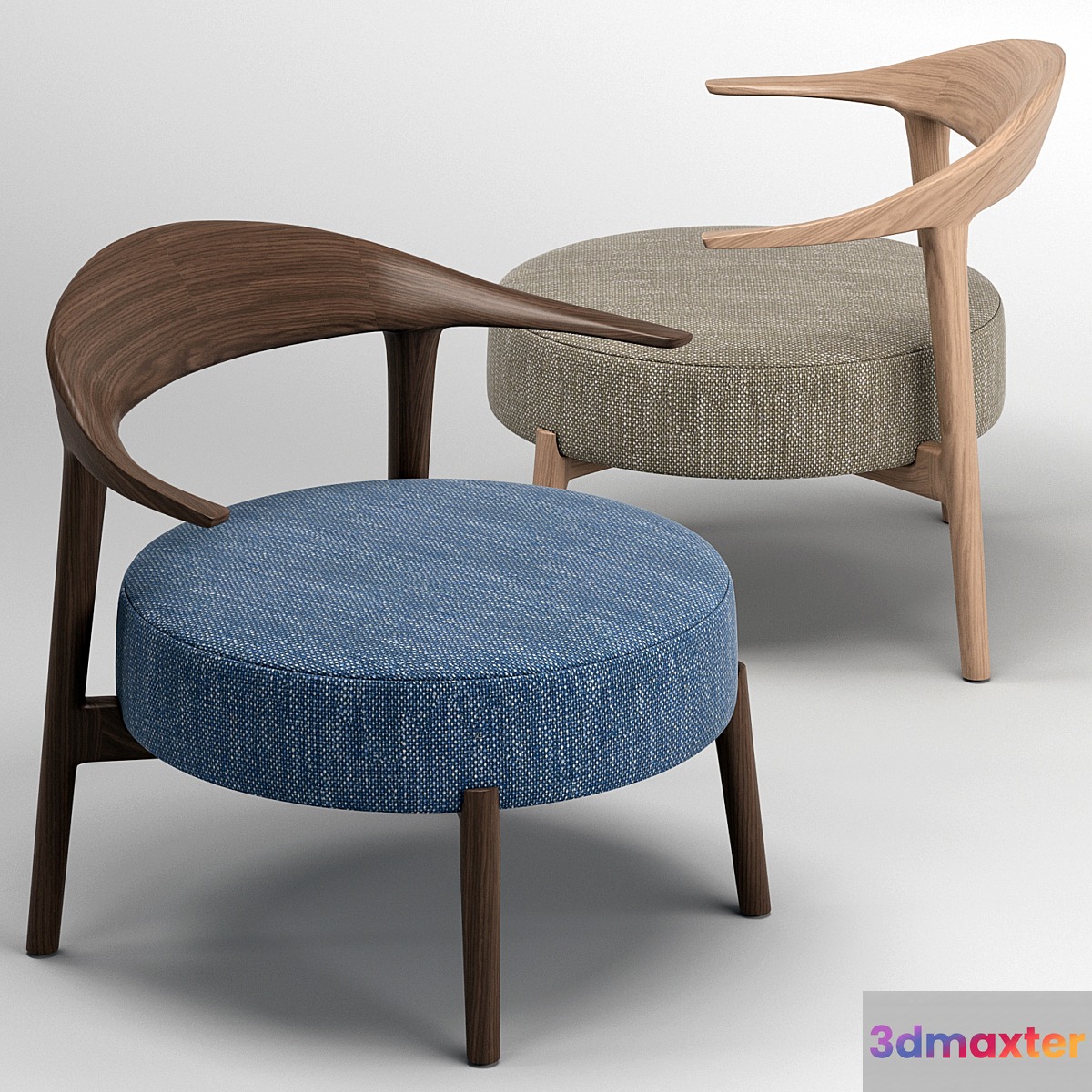 GIORGETTI RIPPLE Armchair 3D Max