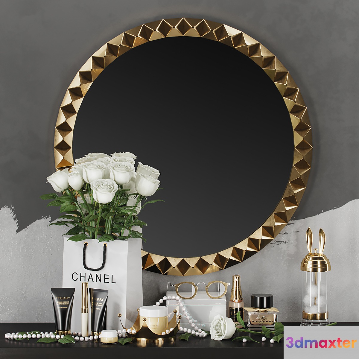 Decor set for girl №1 - No.2 3D Max