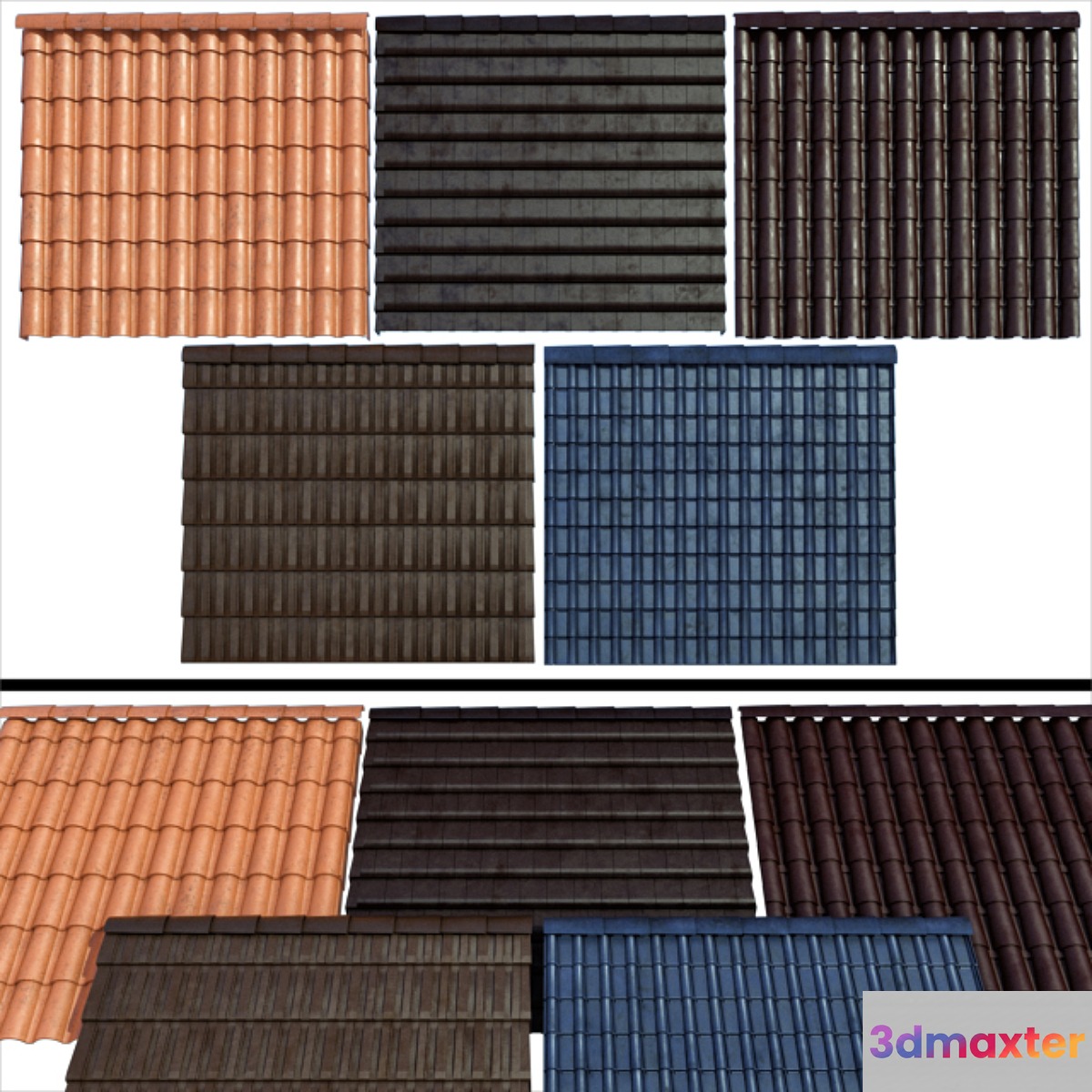 Metal tile and ceramic tile - No.6