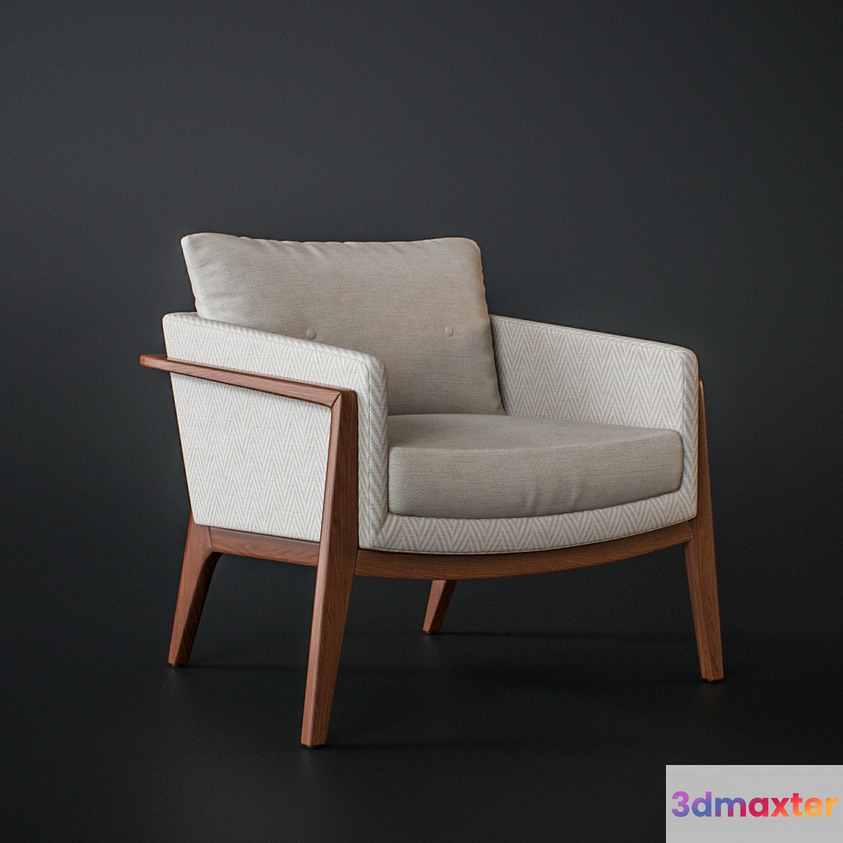 Arm chair liz 3D Max