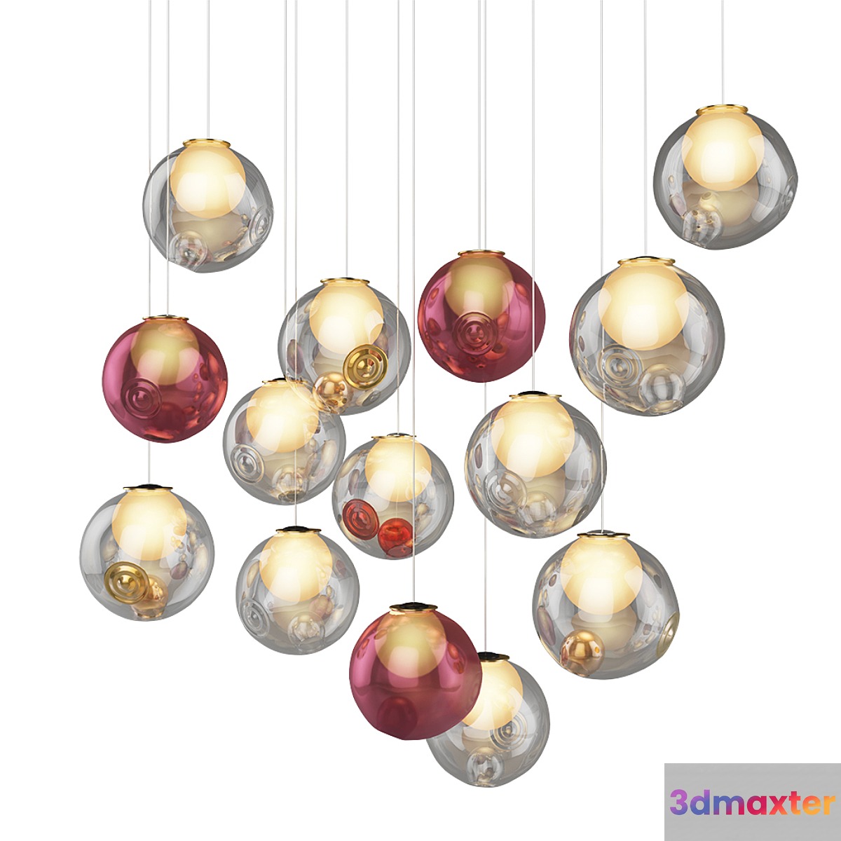 Bocci Random Pendant Light 3D Max