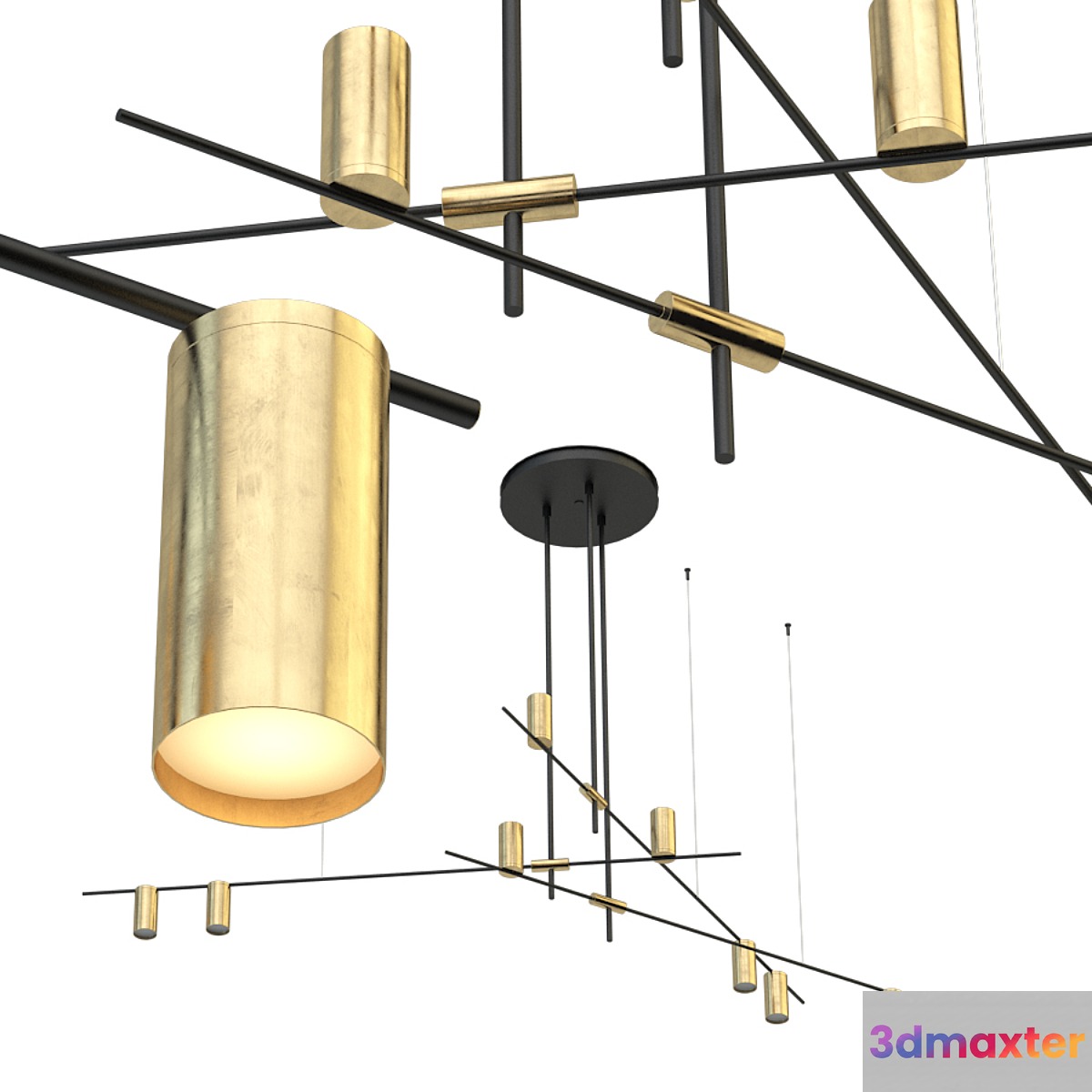 Chandelier casa 3D Max