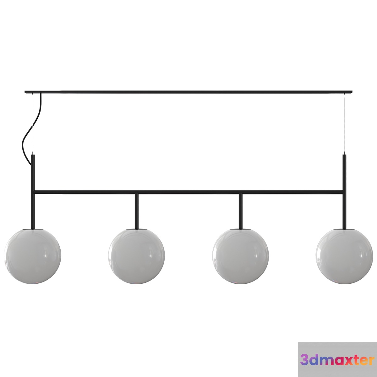 TR Bulb Suspension Frame 3D Max