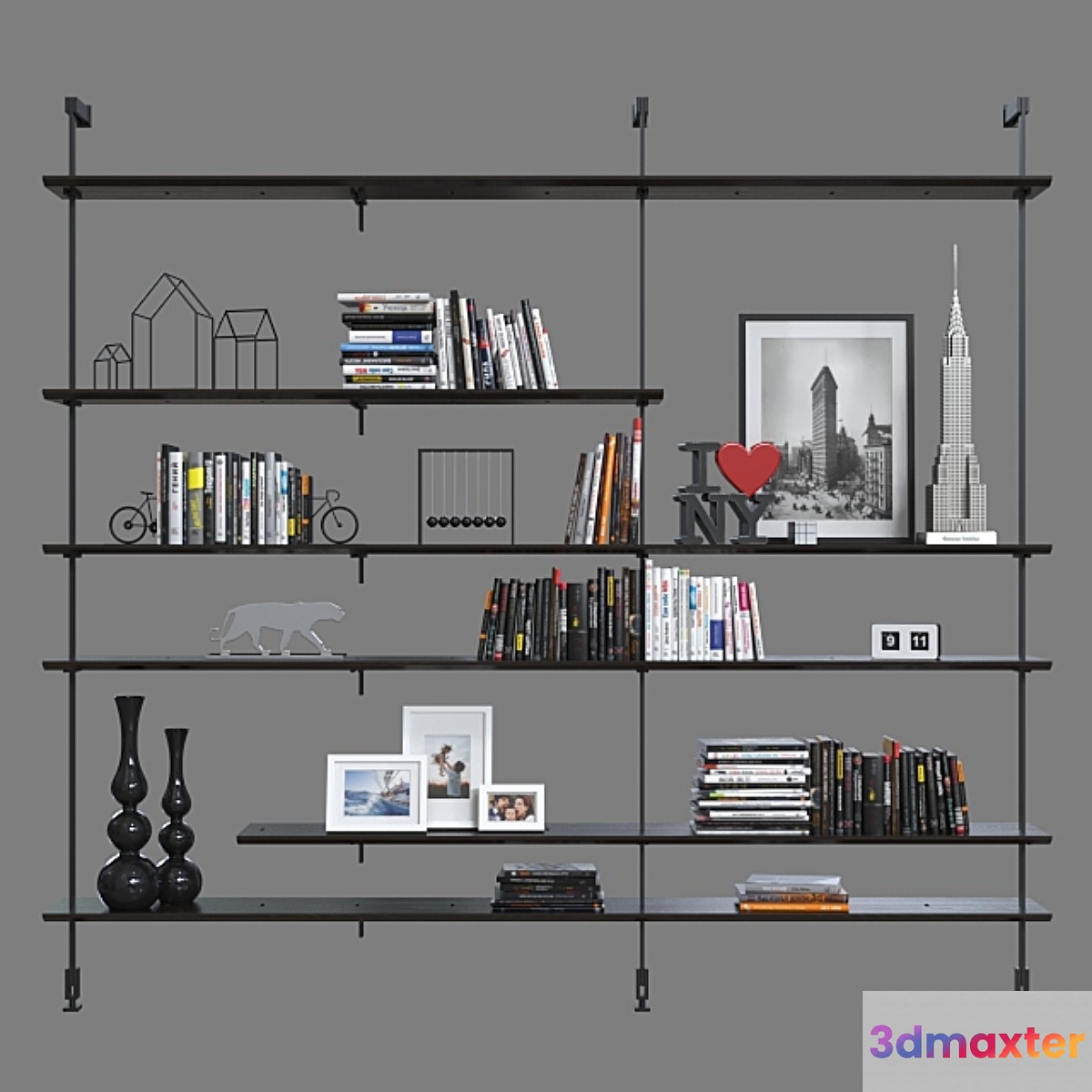 Shelving Cattelan italia Airport. 3D Max