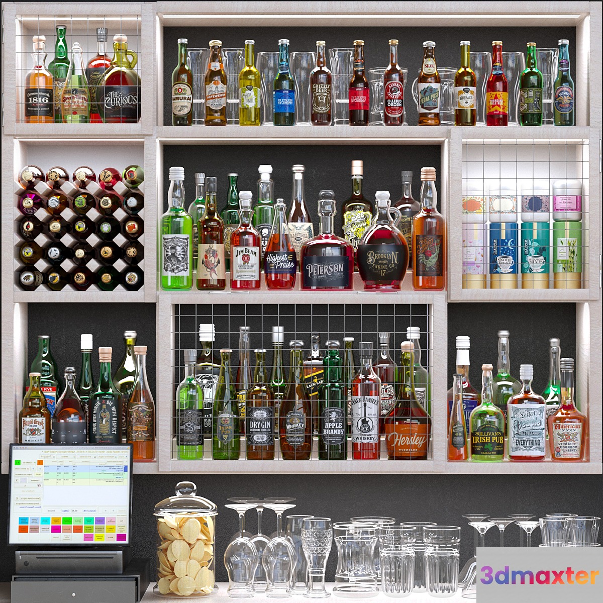 Bar-37 3D Max