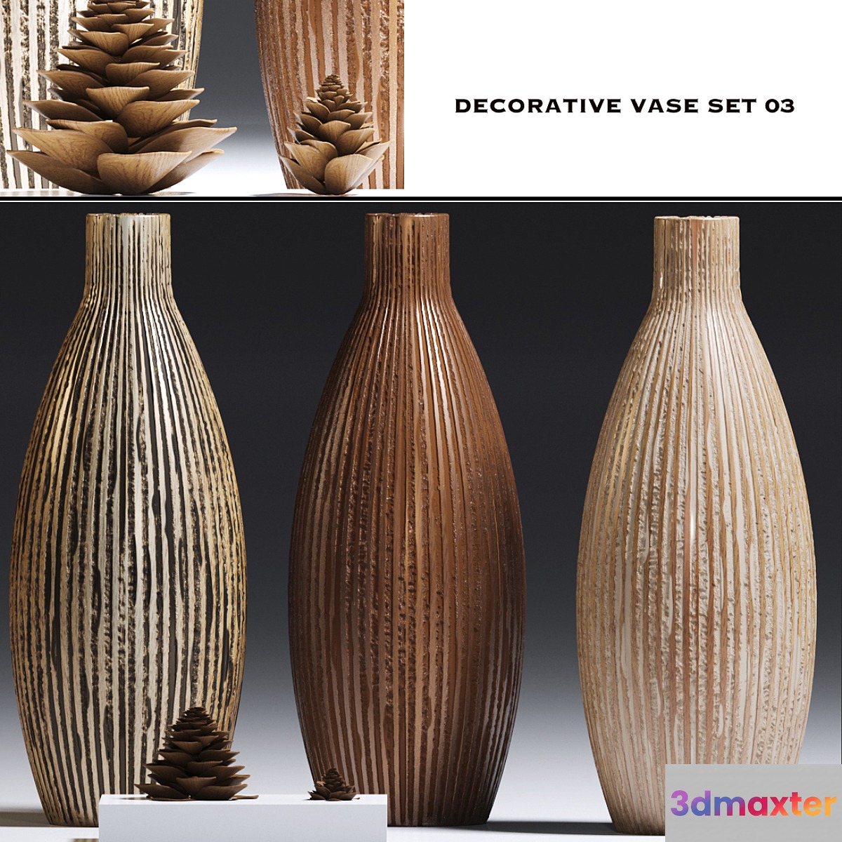 decorative vase set 03