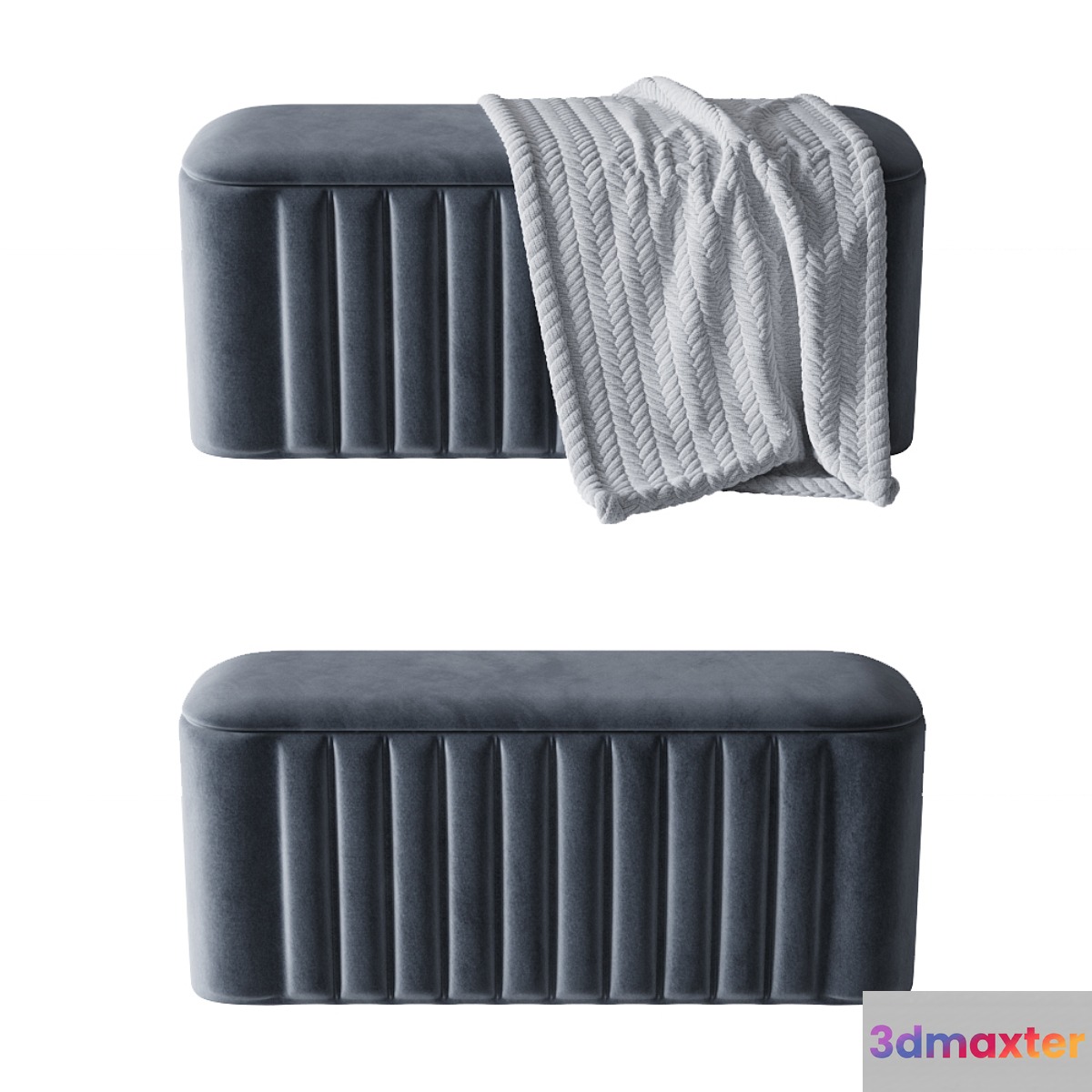 Bedside pouf