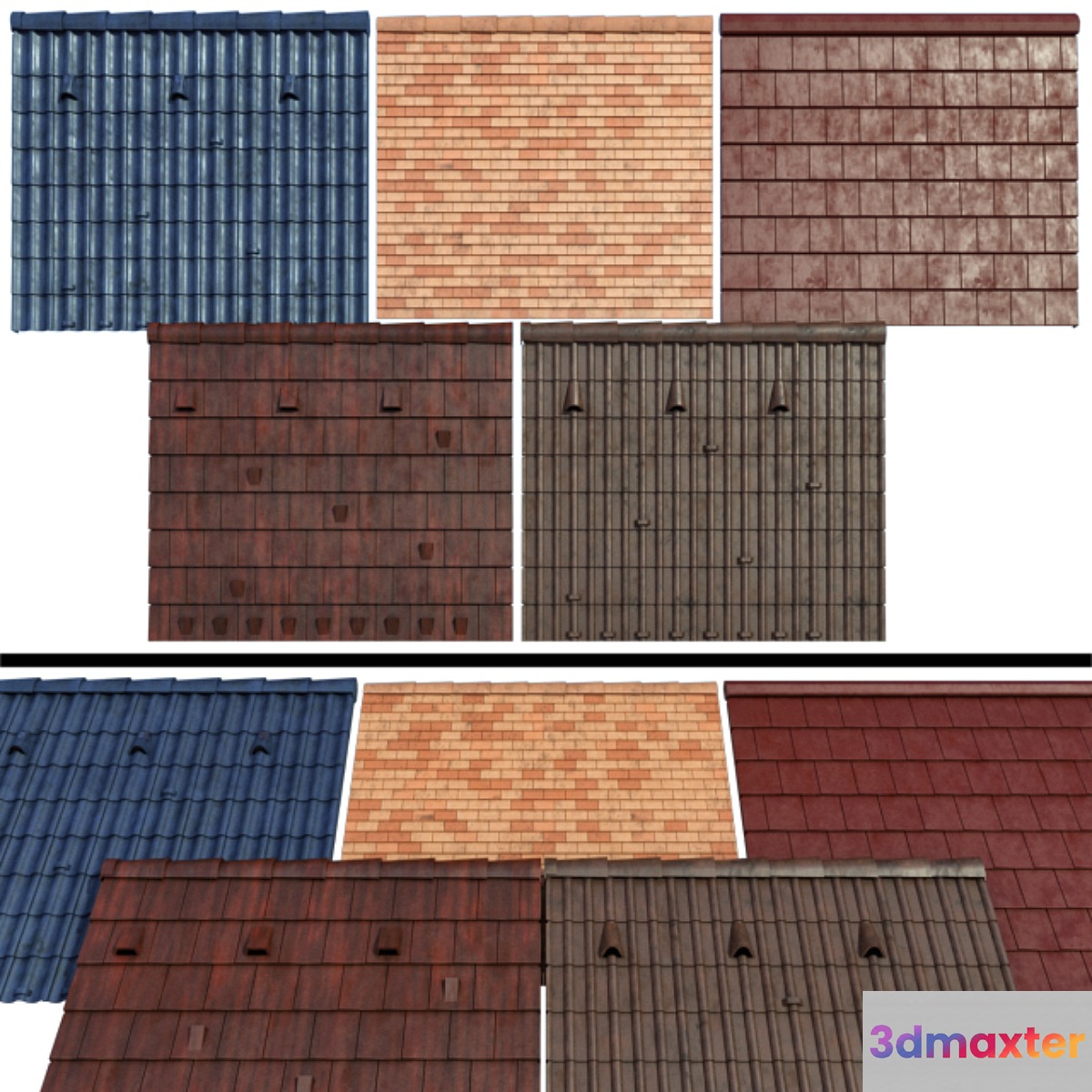 Metal tile and ceramic tile - No.8