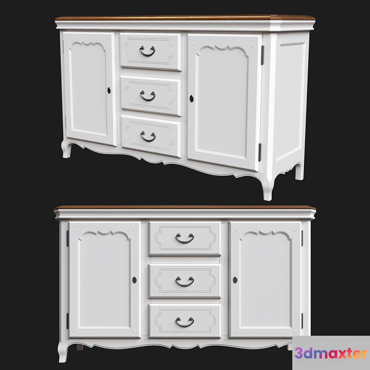 Chest Salon de Provence 3D Max