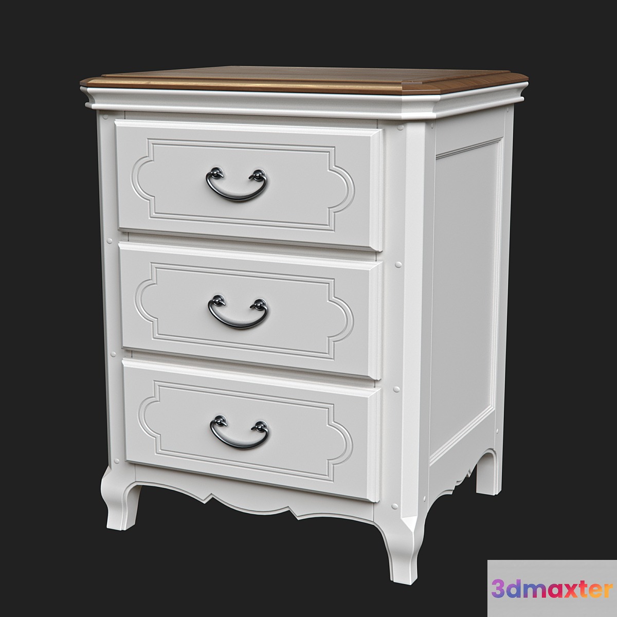 Nightstand Salon de Provence 3D Max