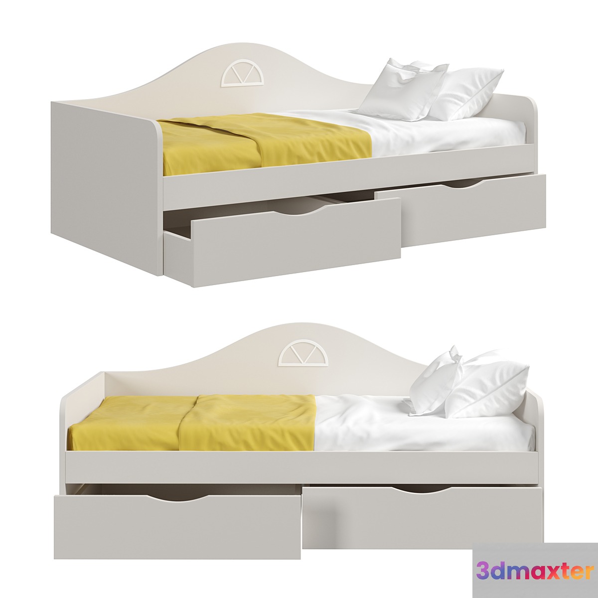 Sofa bed children's series Amsterdam from the Mandarin factory 3D Max