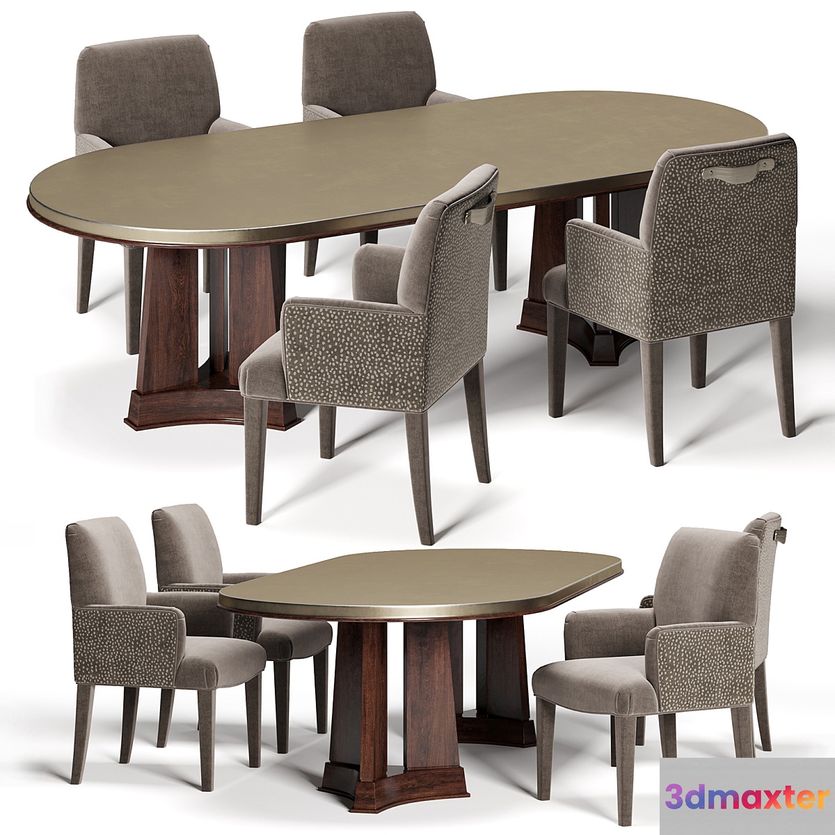 Table and PROMEMORIA Isotta 3D Max