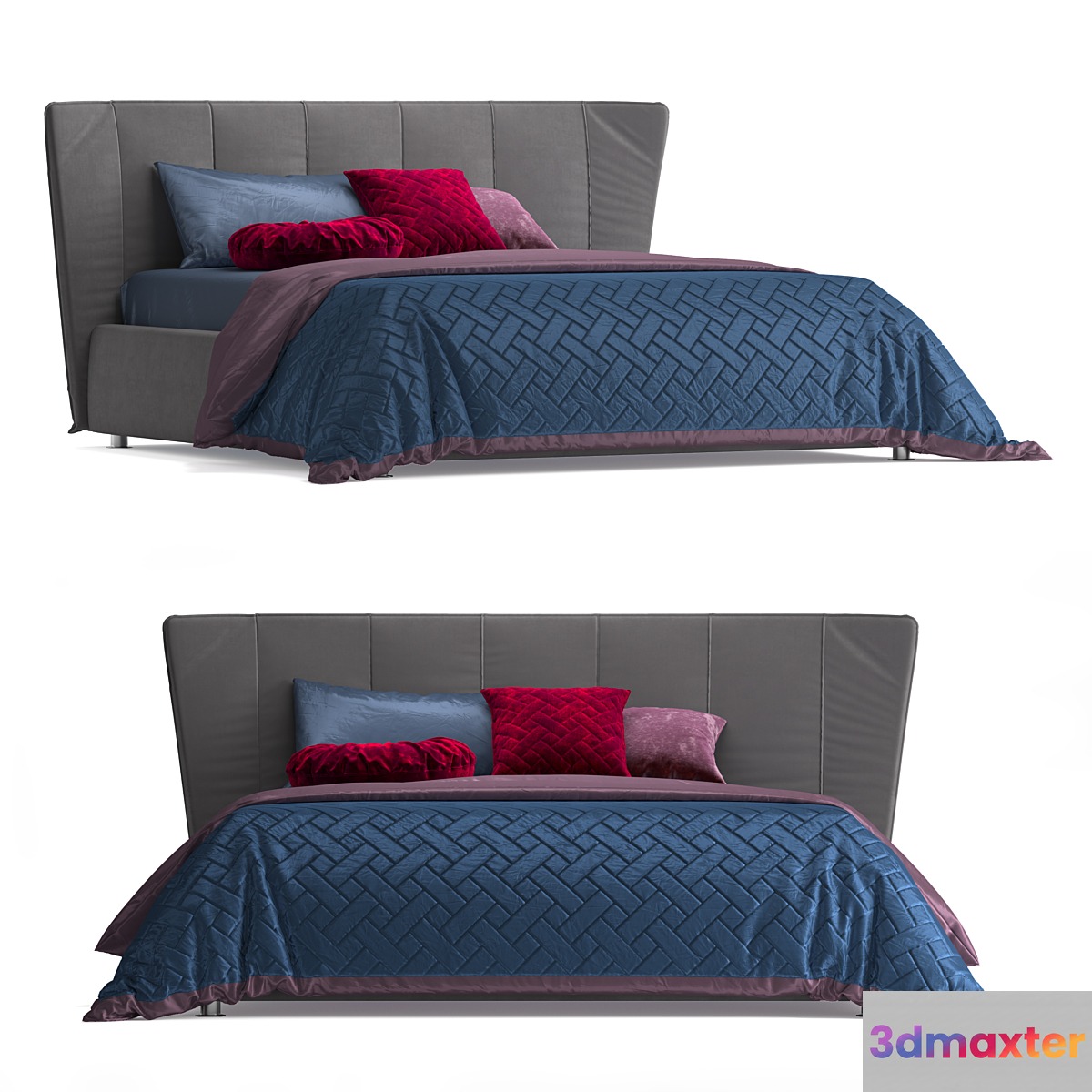 Bed DALL'AGNESE Celine 3D Max