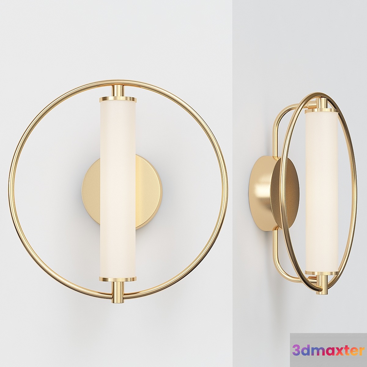 Wall sconce lighting 3D Max