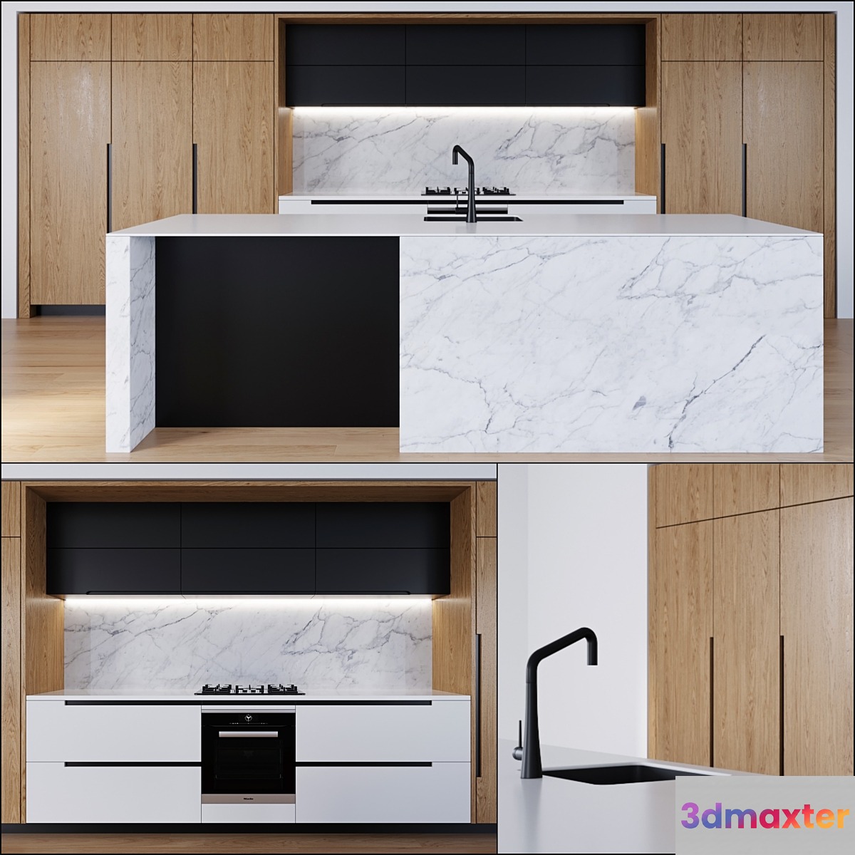 Minosa kitchen 3D Max