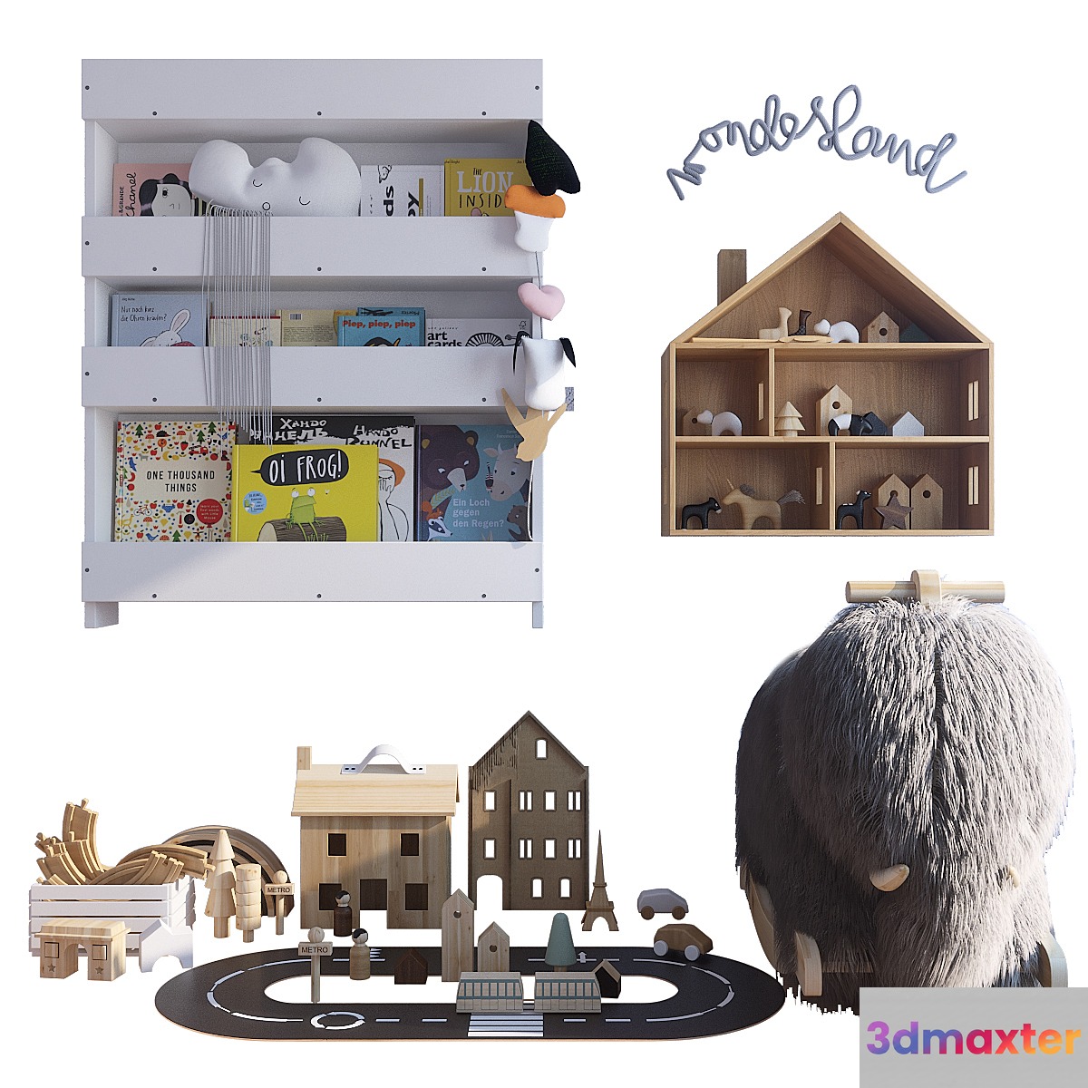 Decorative set for the nursery 3D Max