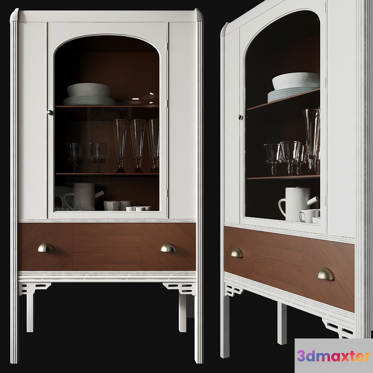 Art Deco China Hutch - No.2