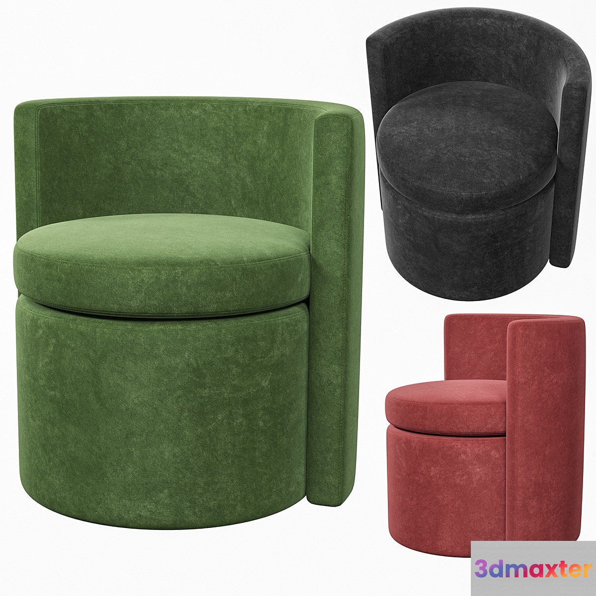 Armchair Eichholtz Arcadia 3D Max