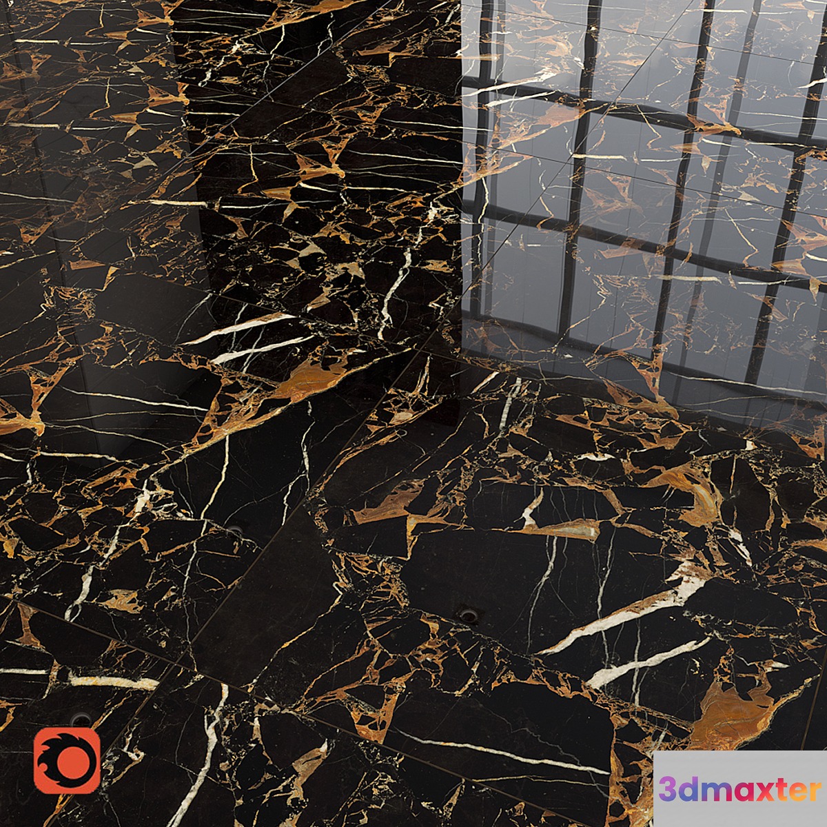 Saint Laurent Floor Tile 3D Max