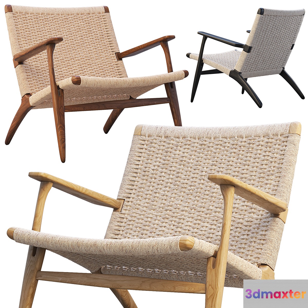 CH25 Lounge Chair (4 colors) 3D Max