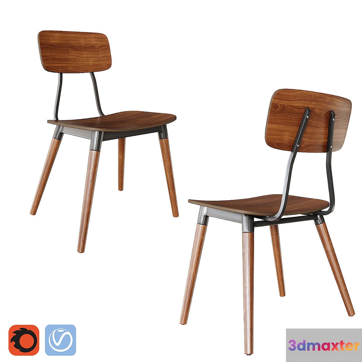 Jeremie Dining Chair 3D Max