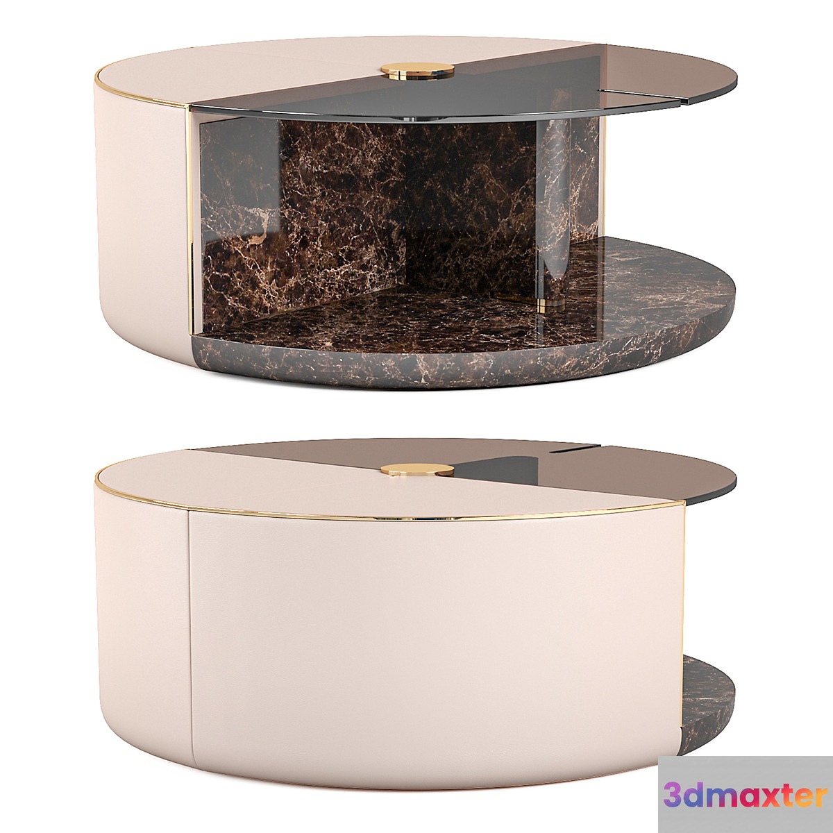 Turri ECLIPSE Round coffee tables 3D Max