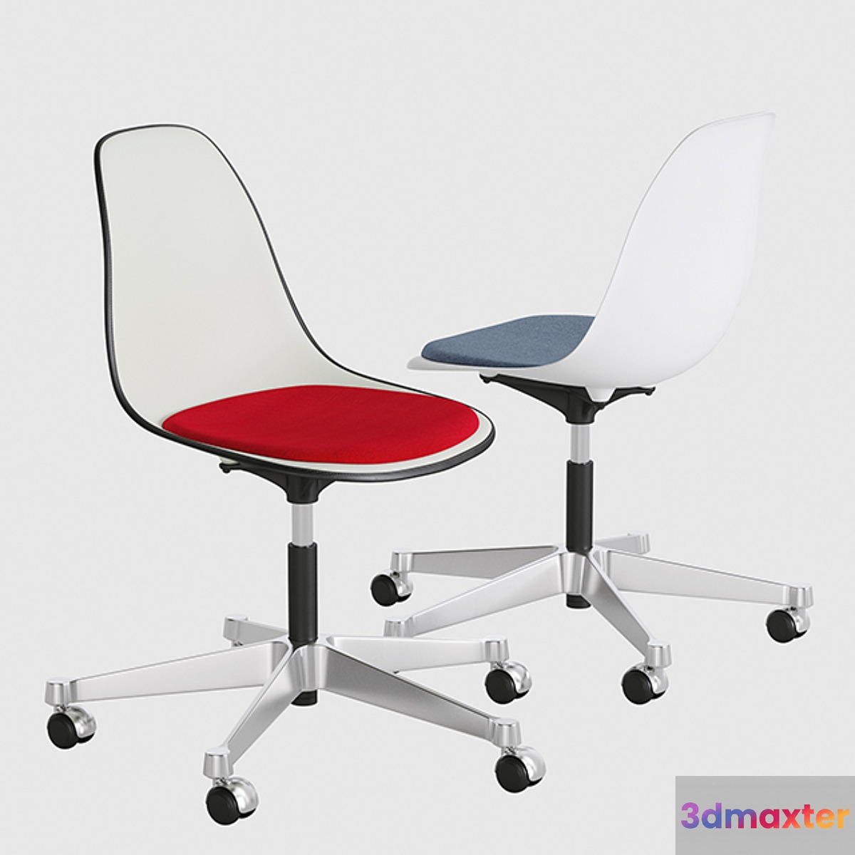 Herman Miller_Eames Task Chairs2 3D Max