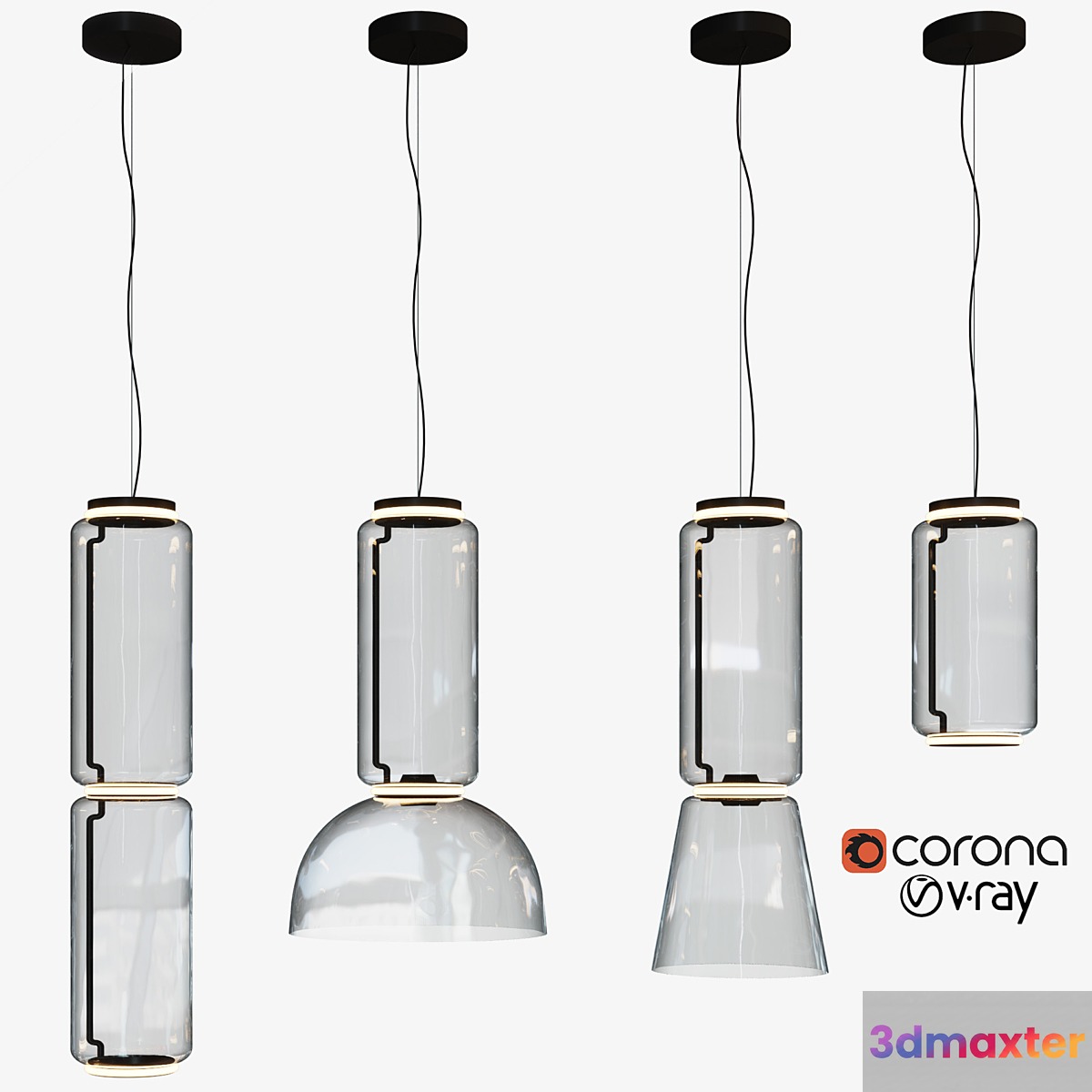 Noctambule flos pendant