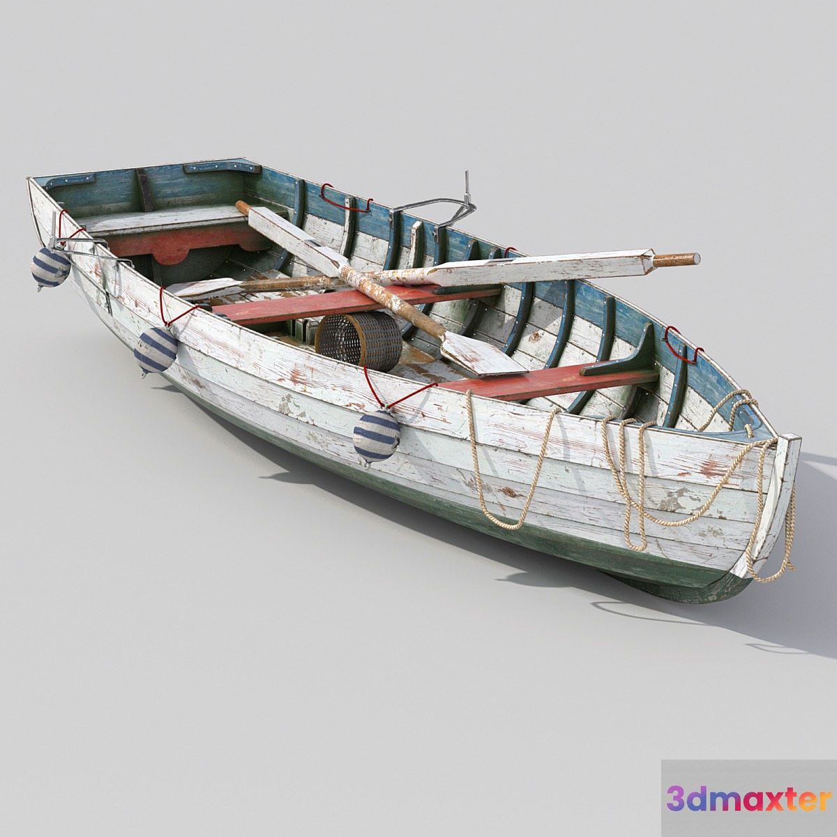 Old fishing boat 3D Max