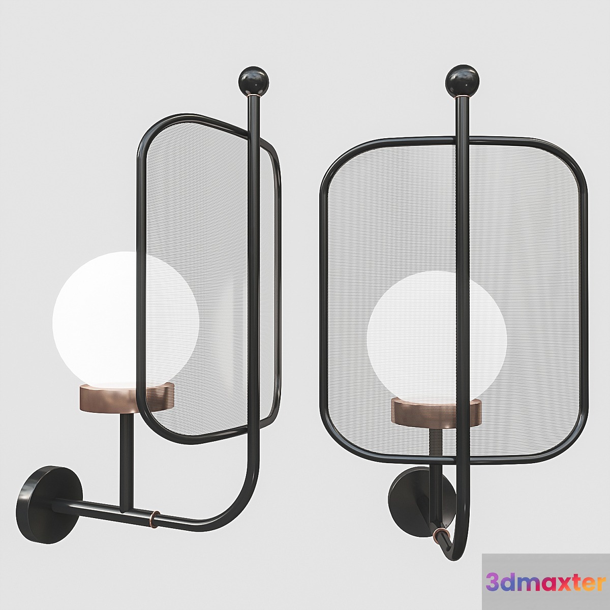 Masiero Papilio A 1G Sconce 3D Max
