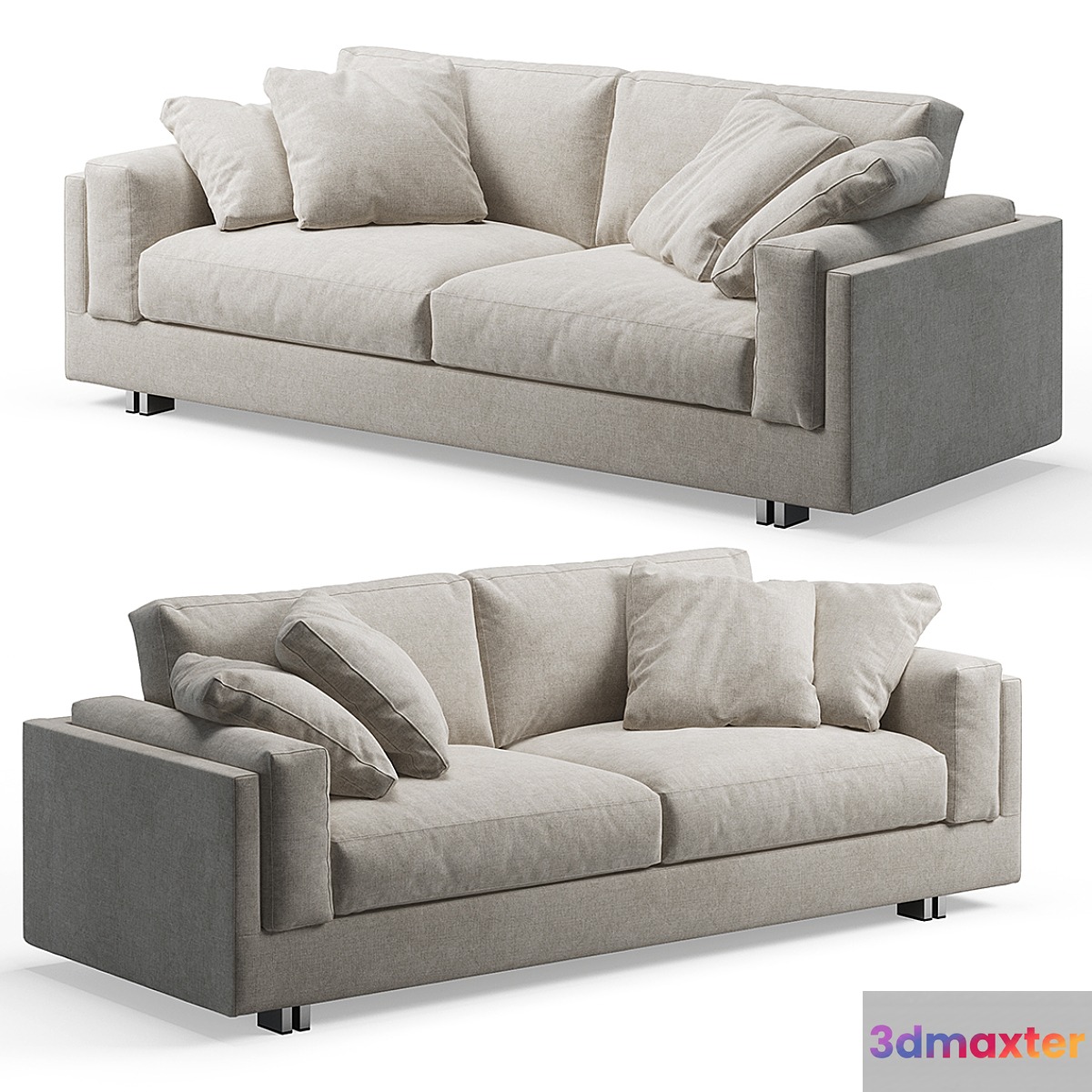 Interface Mama 2-seater Sofa 3D Max