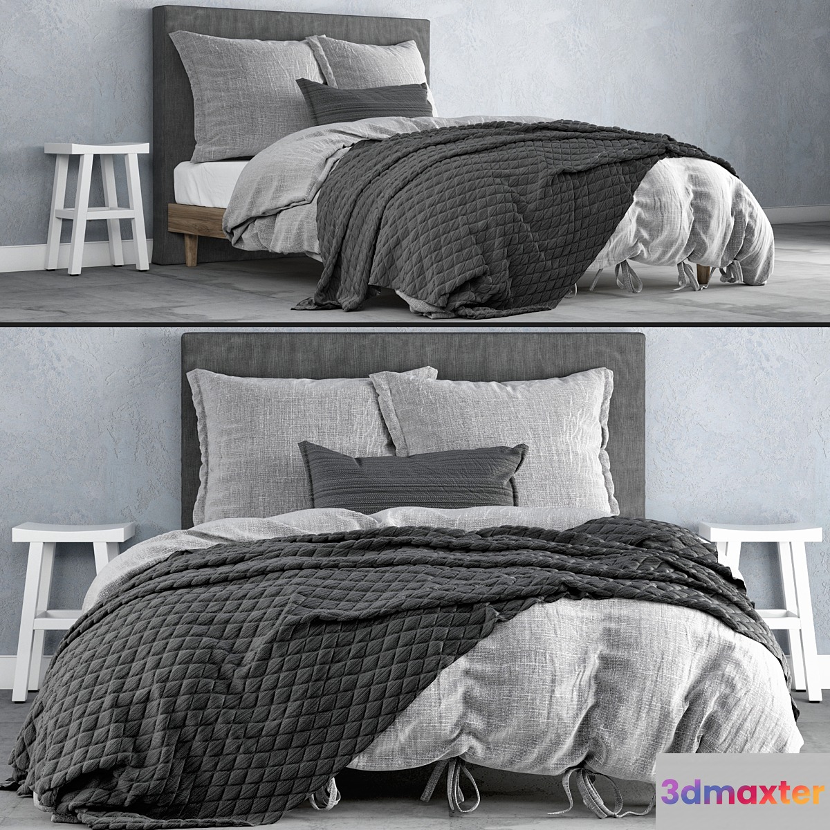 Bedroom set 18 3D Max