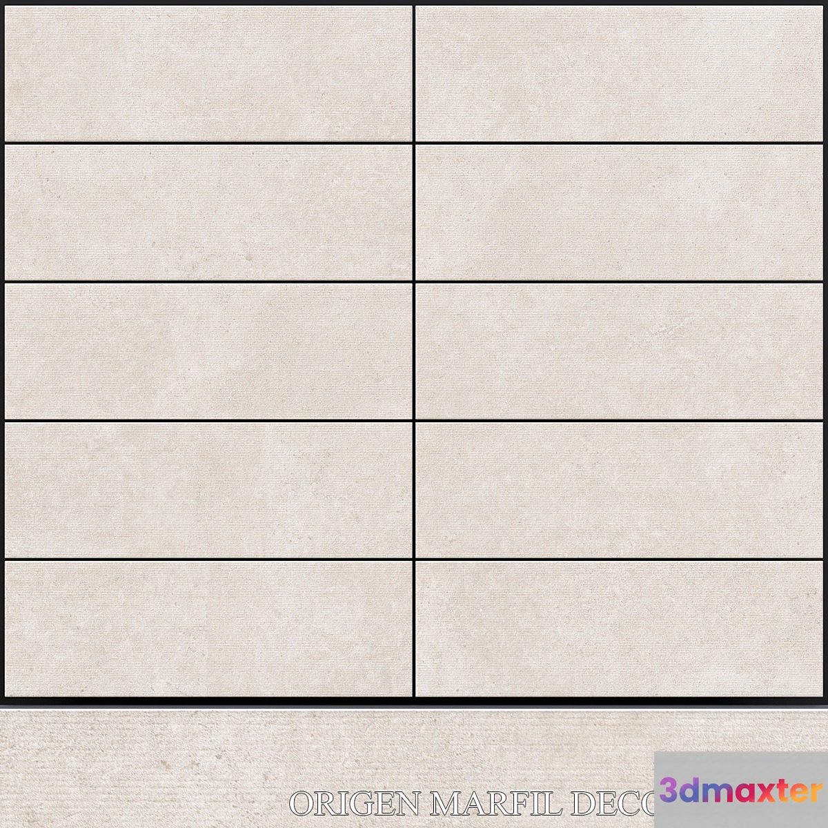Peronda Origen Marfil Decor 200x600 3D Max