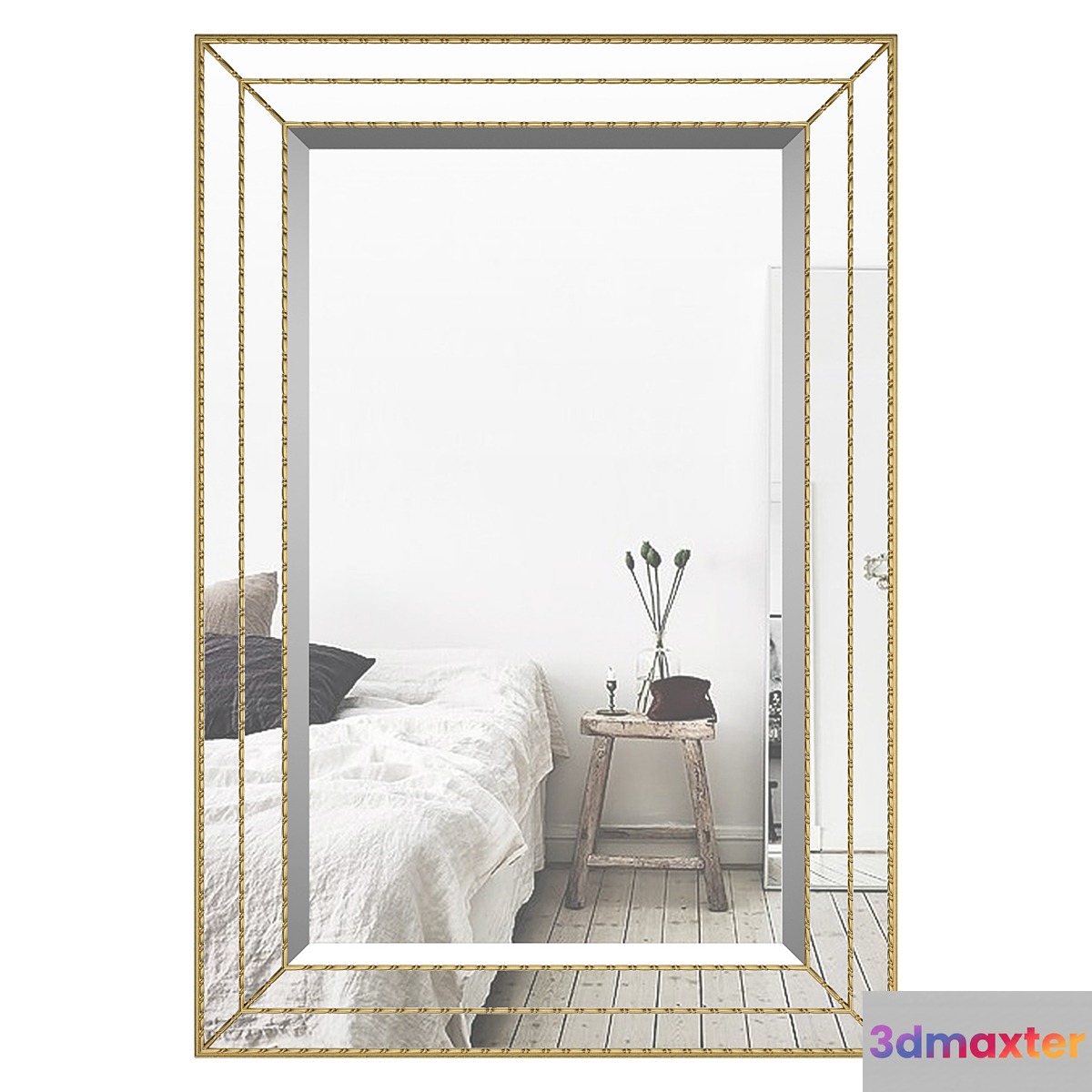 Willacoochee Traditional Beveled Accent Mirror GRYL4520 3D Max