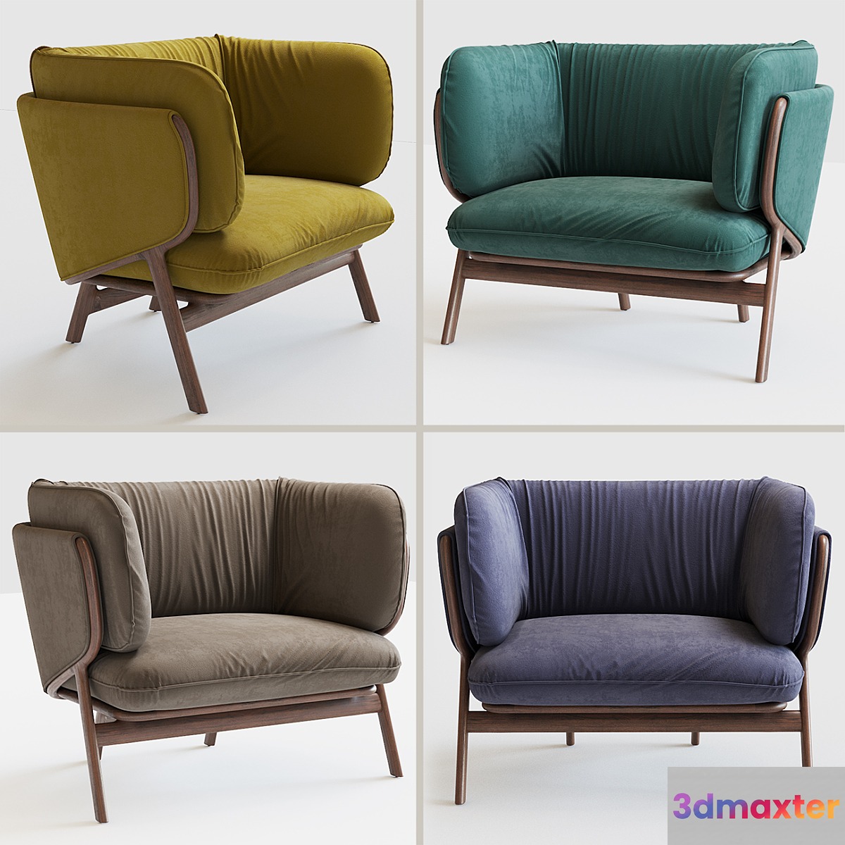 stanley armchair 102s 3D Max