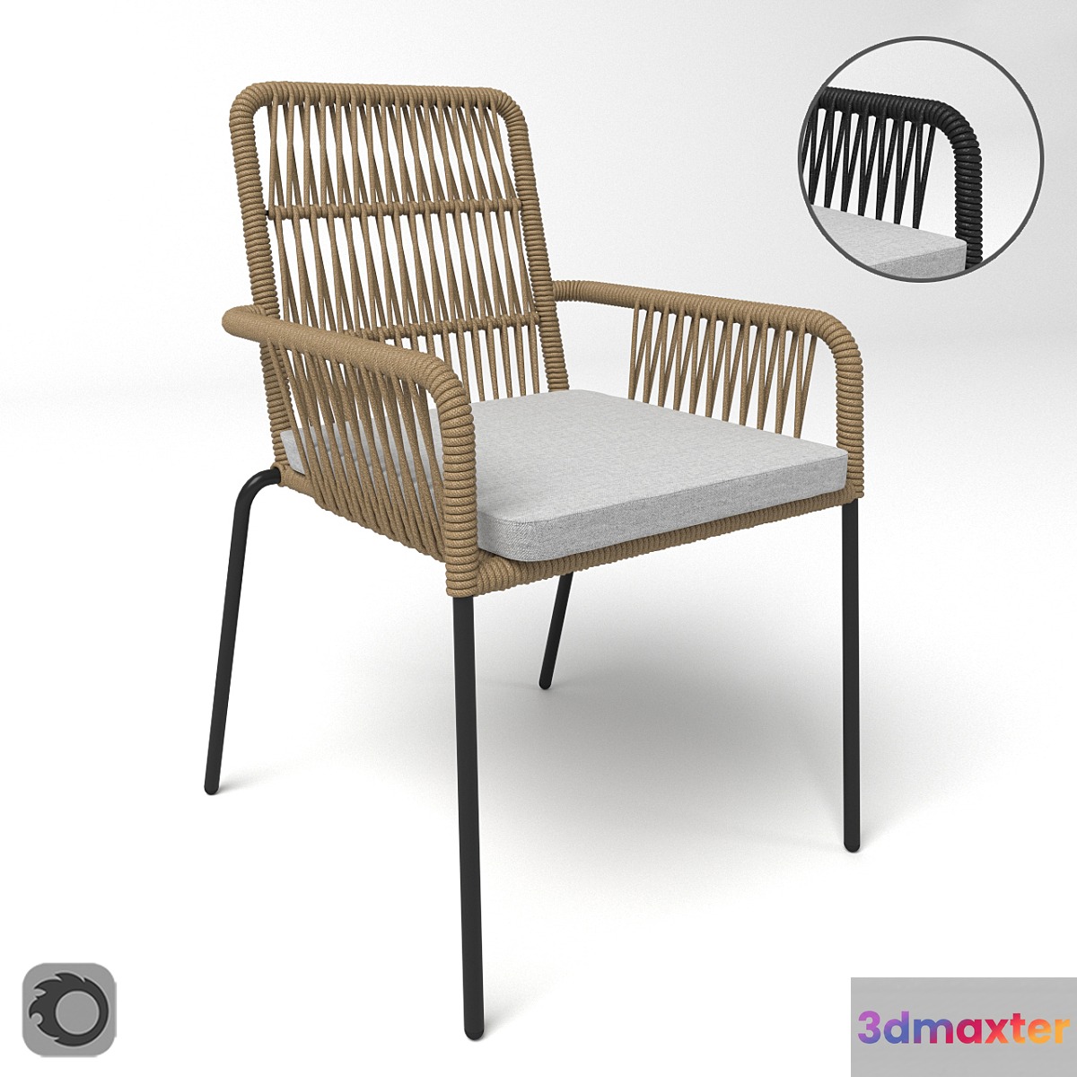 Armchair Samt. La Forma (Julia Grup) 3D Max