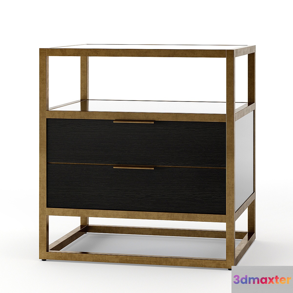 Crate and Barrel Oxford Nightstand 3D Max